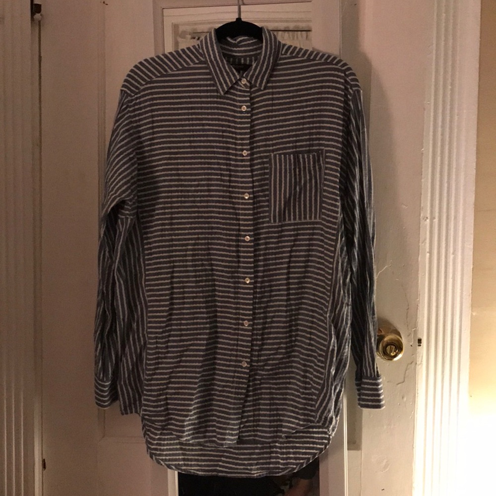 Madewell Mixed Stripe Button Down